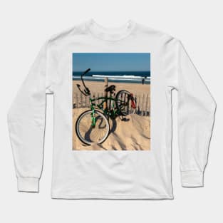 Bike at the Jersey Shore. Long Sleeve T-Shirt